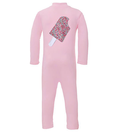 Petit Crabe Coverall Swimsuit - Lou - UV50+ - Milkshake w. Ice