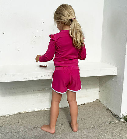 Petit Crabe Swim Shorts - Alexa - UV50+ - Mulberry