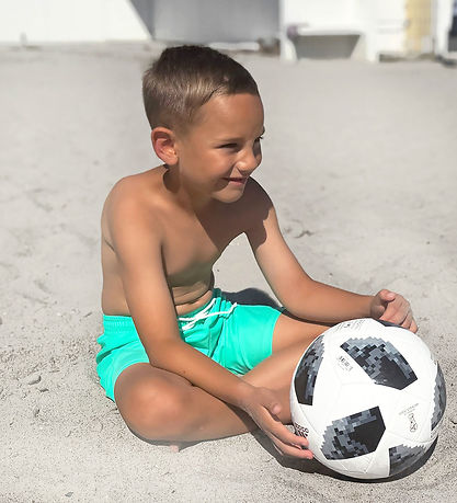 Petit Crabe Swim Shorts - Alex - UV50+ - Parrot