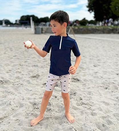 Petit Crabe Swim Shorts - Alex - UV50+ - Sand Fish