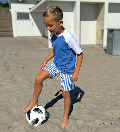 Petit Crabe Swim Shorts - Alex - UV50+ - Vertical Stripes Petit Crabe Swim Shorts - Alex - UV50+ - Vertical Stripes