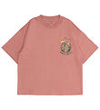 The New T-shirt - TnOleen - Old Rose w. Print The New T-shirt - TnOleen - Old Rose w. Print