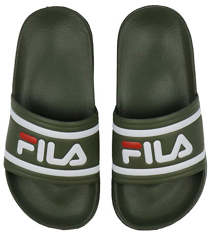 Fila Flip Flops - Morro Bay Kids - Olive Night
