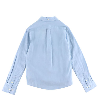GANT Shirt - Linen/Cotton - Fresh Blue