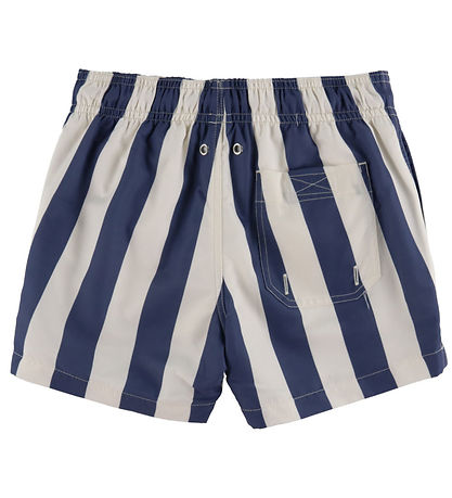 GANT Badeshorts - Dusty Navy m. Streifen