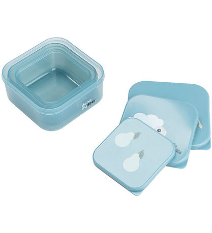 Done by Deer Snackboxes - Tiny Farm - 3-Pack - Blue