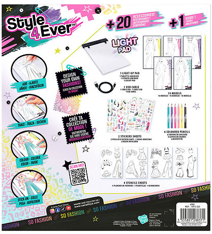 Style 4 Ever Fashion Designer Pad w. Light Style 4 Ever Fashion Designer Pad w. Light