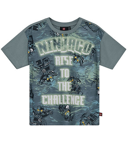 LEGO® Ninjago T-shirt - LwTaffy 308 - Light Green w. Print