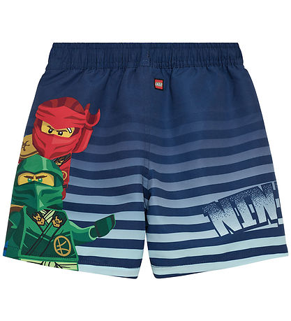 LEGO® Ninjago Swim Shorts - LwAgan 305 - Dark Blue w. Print