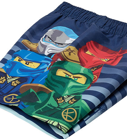 LEGO® Ninjago Swim Shorts - LwAgan 305 - Dark Blue w. Print