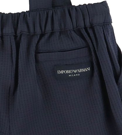 Emporio Armani 세트 - 셔츠/반바지 - 다크 네이비/화이트