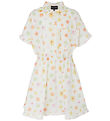 Emporio Armani Kleid - Weiße m. Blumen Emporio Armani Kleid - Weiße m. Blumen