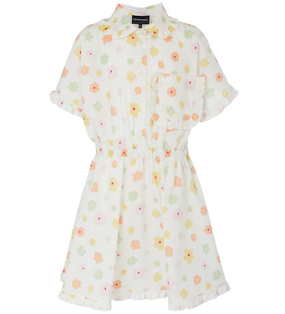 Emporio Armani Dress - White w. Flowers