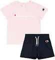 Champion Set - T-shirt/Shorts - Pink/Navy Champion Set - T-shirt/Shorts - Pink/Navy