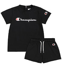 Champion Set - T-shirt/Shorts - Black Champion Set - T-shirt/Shorts - Black