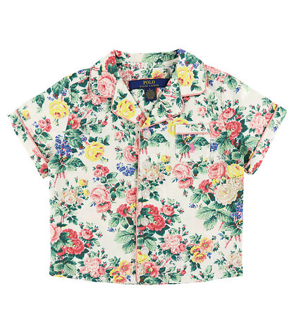 Polo Ralph Lauren Pyjama Set - Multicolour w. Flowers Polo Ralph Lauren Pyjama Set - Multicolour w. Flowers