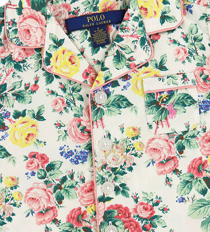 Polo Ralph Lauren Pyjama Set - Multicolour w. Flowers Polo Ralph Lauren Pyjama Set - Multicolour w. Flowers