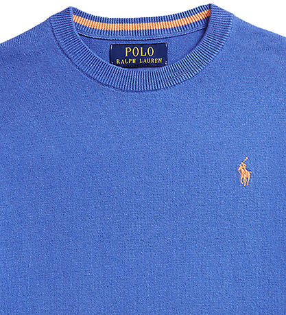 Polo Ralph Lauren Tröja - Stickad - Blå Polo Ralph Lauren Tröja - Stickad - Blå