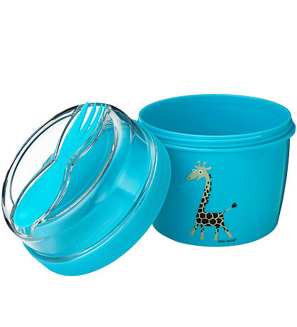 Carl Oscar Snackbox m. Kühlelement - N'Ice Cup L - Türkis m. Gi
