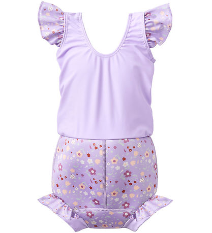 Splash About Windel-Badeanzug - Happy Nappy Kostüm - Lilac Sprin