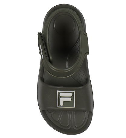 Sandales Fila - Fleurs - Olive Nuit