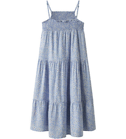 Name It Dress - NkfVinaya - Serenity/White Flower