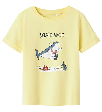 T-Shirt Name It - NmmVux - Lemon Meringue/Selfie T-Shirt Name It - NmmVux - Lemon Meringue/Selfie