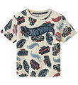 Name It T-shirt - NmmAry - Hot Wheels - Peyote Melange