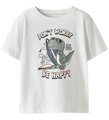 T-Shirt Name It - NmmVagno - 2 Pack - Slate Gris/Bright White T-Shirt Name It - NmmVagno - 2 Pack - Slate Gris/Bright White