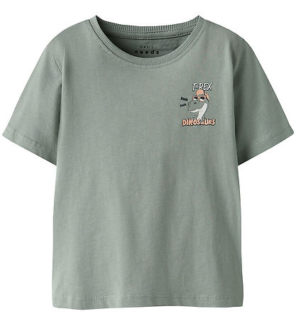 T-Shirt Name It - NmmVagno - 2 Pack - Slate Gris/Bright White T-Shirt Name It - NmmVagno - 2 Pack - Slate Gris/Bright White