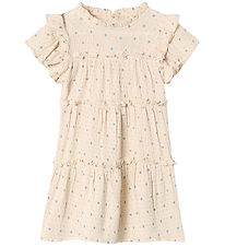 Fliink Dress - Blooming - Sandshell AOP Fliink Dress - Blooming - Sandshell AOP