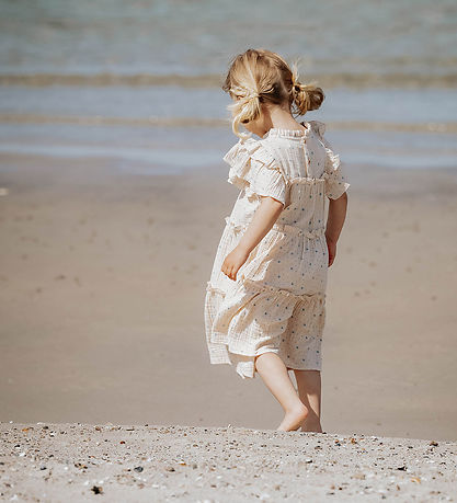 Fliink Dress - Blooming - Sandshell AOP