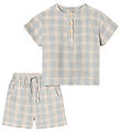 Fliink Shorts Set - Cha Cha - Sandshell Check Fliink Shorts Set - Cha Cha - Sandshell Check