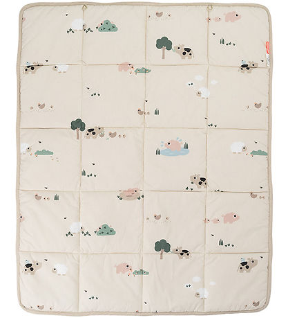 Done by Deer Play Mat - Tiny Farm - 80x100 cm - Sand
