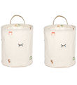 OYOY Storage Baskets - 2-Pack - Moira - Small - Multi OYOY Storage Baskets - 2-Pack - Moira - Small - Multi