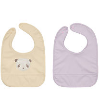 Bavoirs OYOY - 2 Pack - Lun Lun Panda - Vanilla/Lavender Bavoirs OYOY - 2 Pack - Lun Lun Panda - Vanilla/Lavender