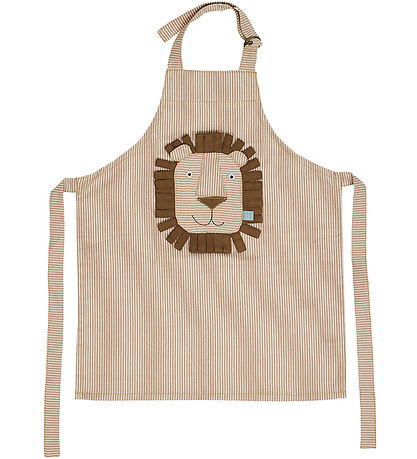 OYOY Apron - Lion - Caramel w. Stripes