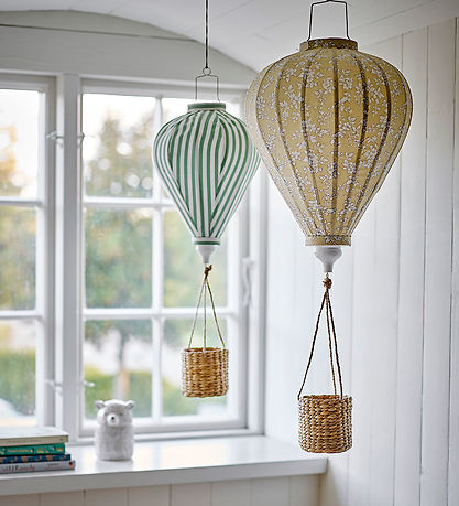 Bloomingville Ilmapallo - 85 cm - Pumppu - Keltainen