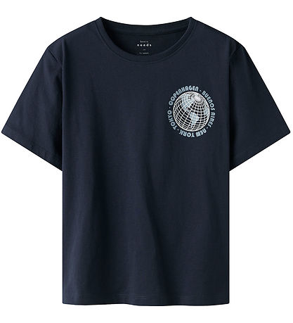 Name It T-shirt - NkmVagno - Navy Blazer/Globus