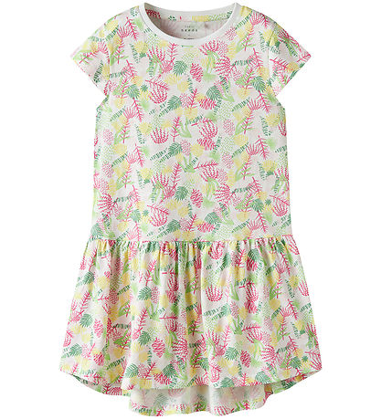 Name It Dress - NkfVigga - Bright White/Tropic