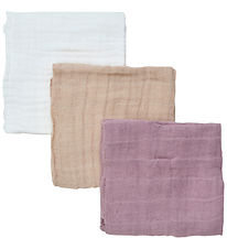 Pippi Muslin Cloths - 3-Pack - 65x65 cm - Quail Pippi Muslin Cloths - 3-Pack - 65x65 cm - Quail