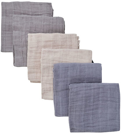 Pippi Muslin Cloths - 6-Pack - 65x65 cm - Tradewinds