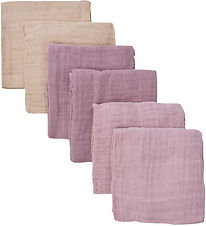 Pippi Muslin Cloths - 6-Pack - 65x65 cm - Quail Pippi Muslin Cloths - 6-Pack - 65x65 cm - Quail
