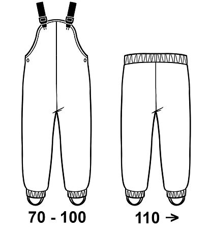 CeLaVi Regnföt M. axlaböndum - PU - Blue Bell