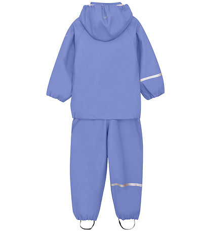 CeLaVi Regnföt M. axlaböndum - PU - Blue Bell