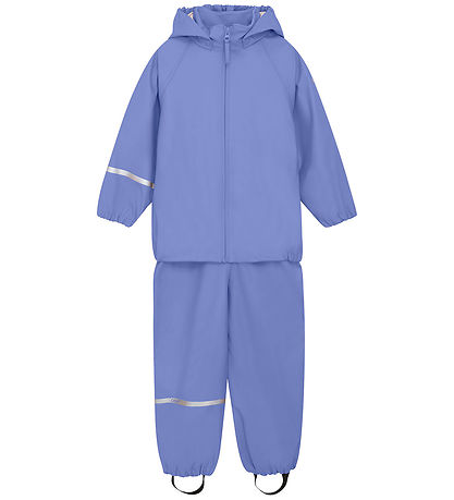 CeLaVi Regnföt M. axlaböndum - PU - Blue Bell