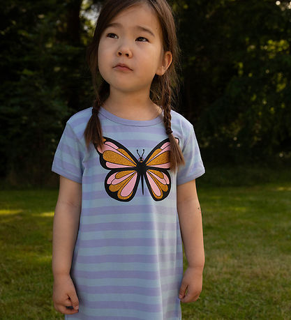 DYR-Cph Dress - Dyrloud - Lilac/Baby Blue Butterfly