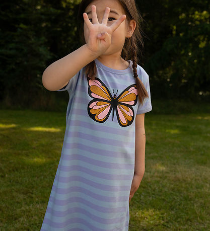 DYR-Cph Dress - Dyrloud - Lilac/Baby Blue Butterfly