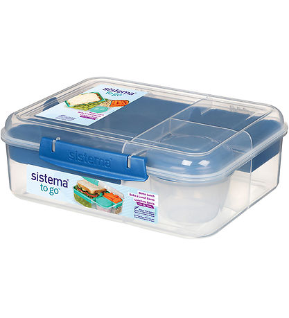 Sistema Lunchbox - 1.65 L - Bento Lunch - Ocean Blue Sistema Lunchbox - 1.65 L - Bento Lunch - Ocean Blue