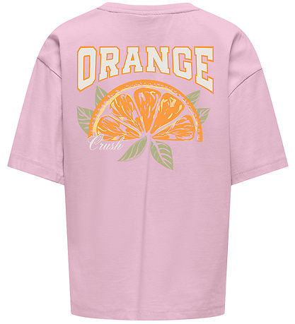 Kids Only T-shirt - KogHelen- Roseate Spoonbill/Orange Kids Only T-shirt - KogHelen- Roseate Spoonbill/Orange